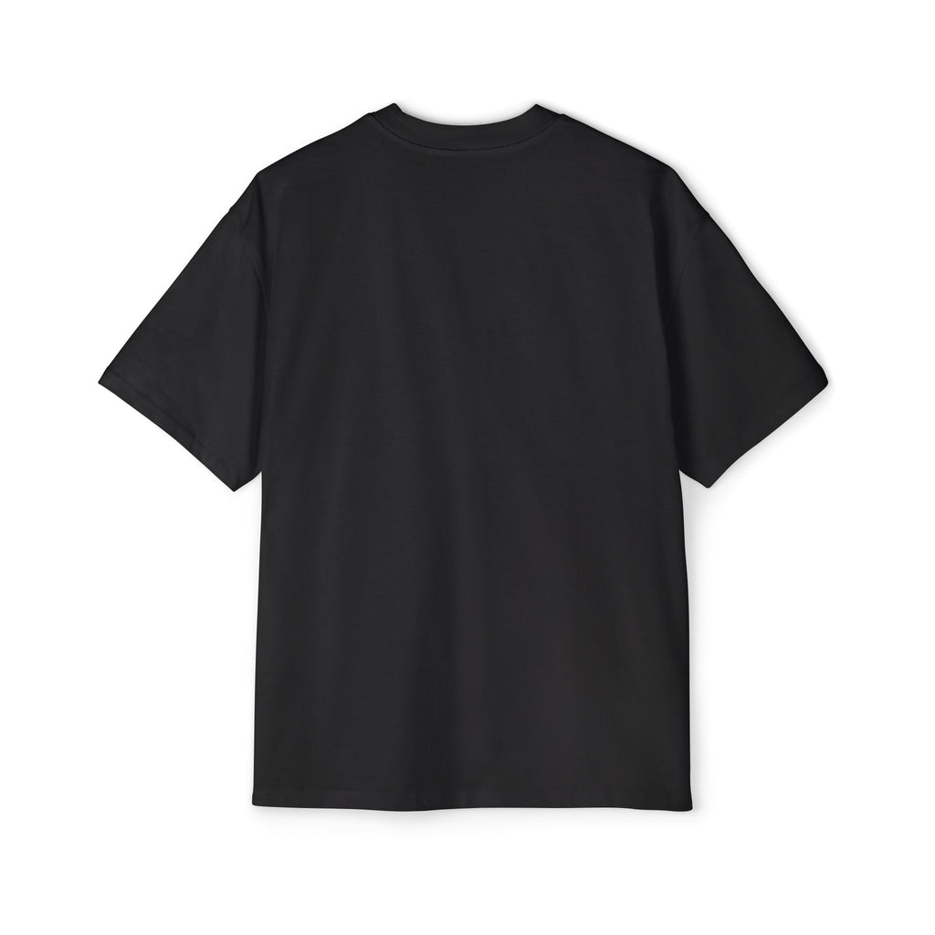 Minimalist Fitness Logo Tee — Men's Oversized Black Shirt