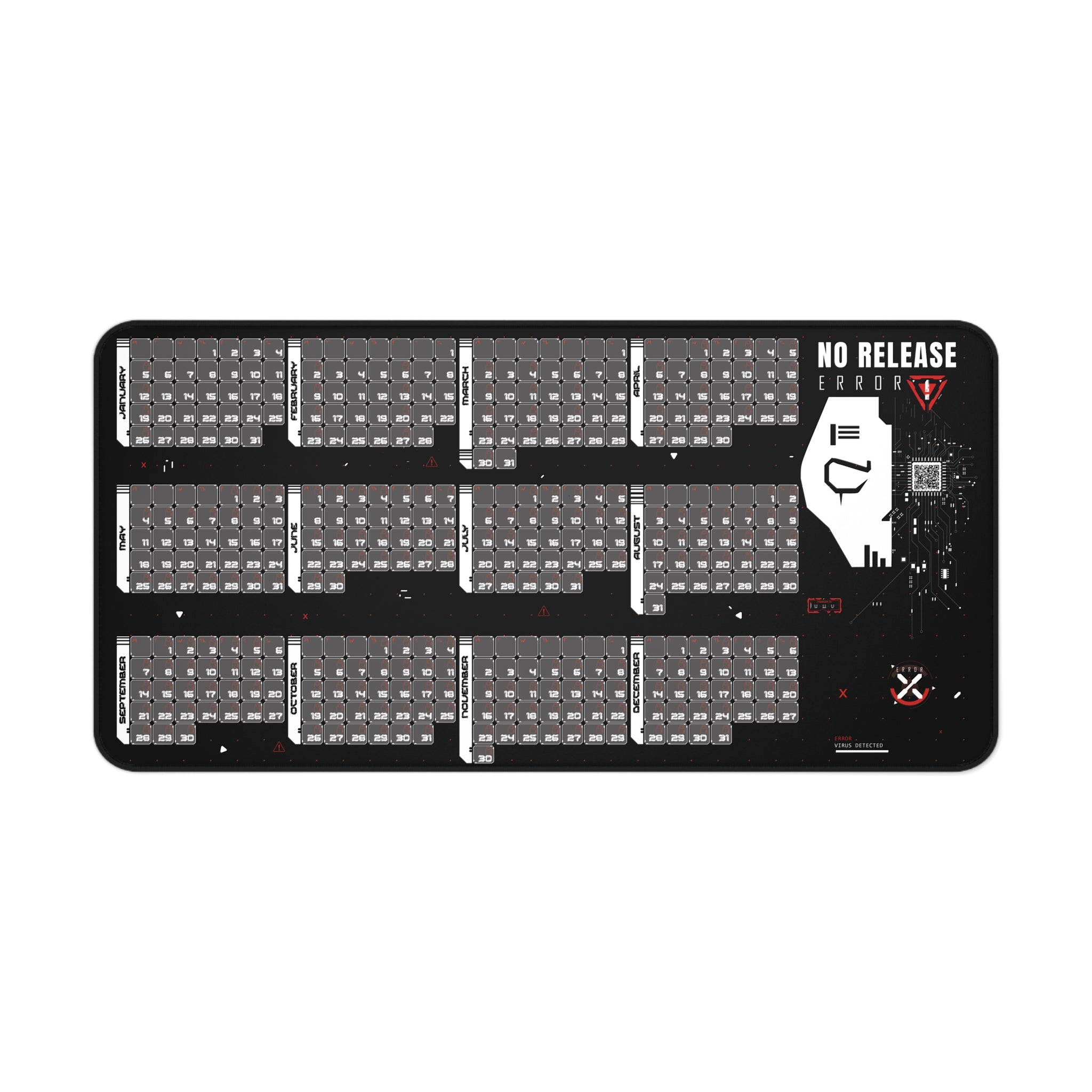 Gaming Desk Mat - No Release Report Design